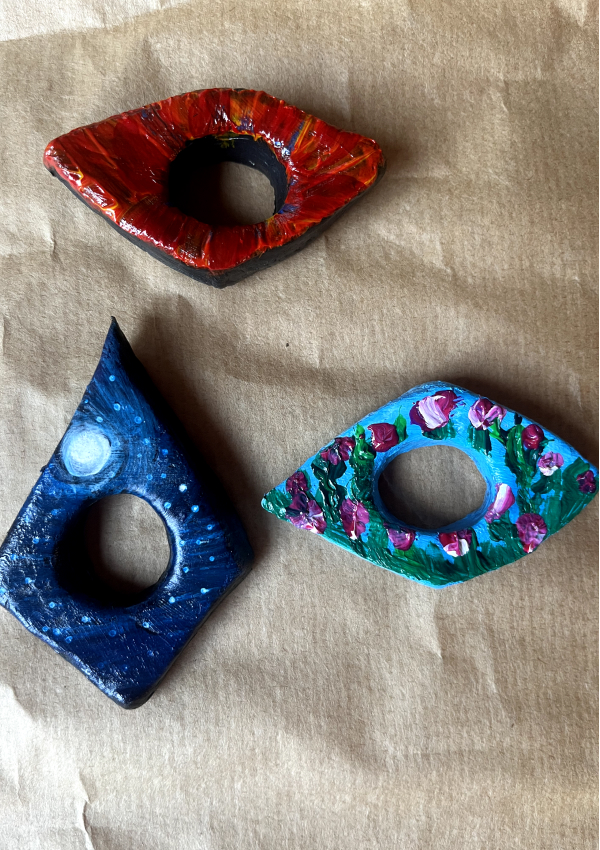 Air Dry Clay Page Holders (Home made)

