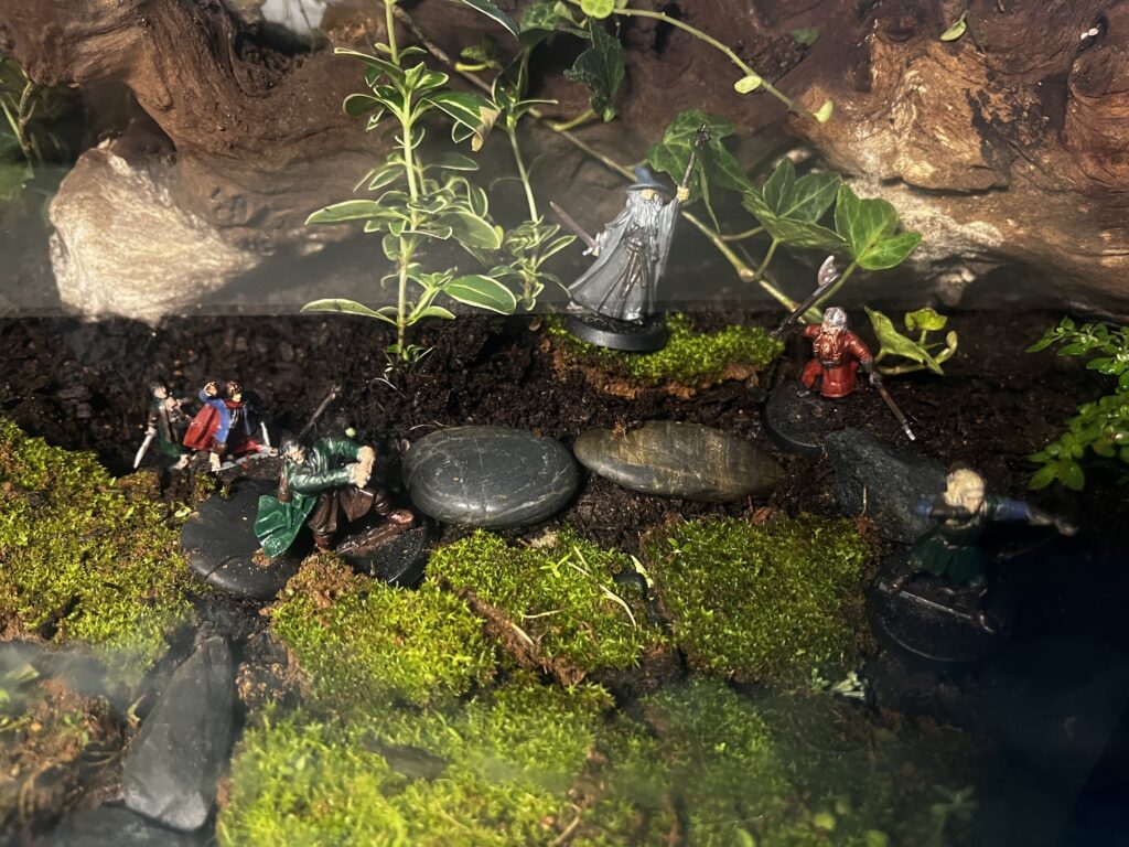 Painting LOTR mini figurines